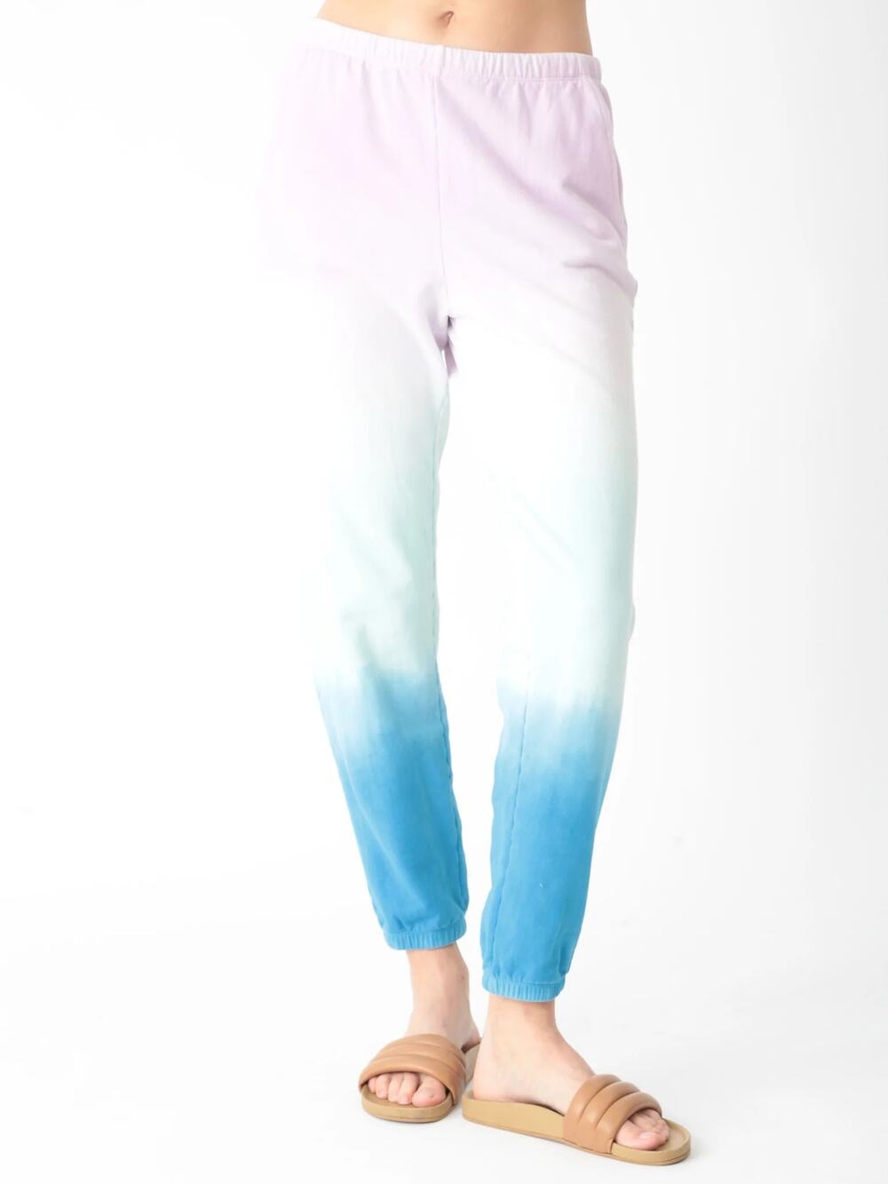 Electric & Rose Siesta Sweatpants - Ombre Lavender Blue - Size Extra Small